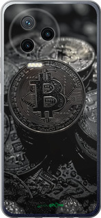 Силиконовый чехол Black Bitcoin для Infinix Note 12 (2023) - 6090u-3042 изображение 