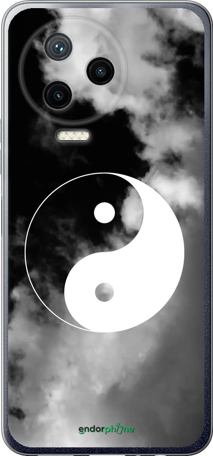 Силиконовый чехол Инь и Янь для Infinix Note 12 (2023) - 4389u-3042 изображение 
