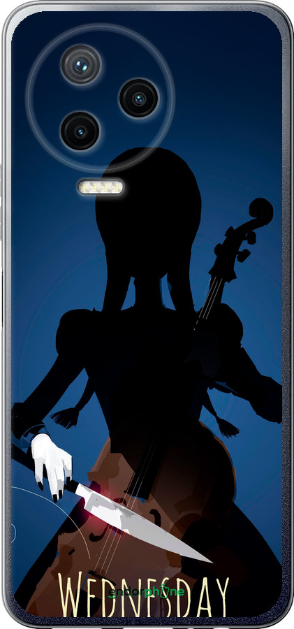 Силиконовый чехол Wednesday для Infinix Note 12 (2023) - 5515u-3042 изображение 