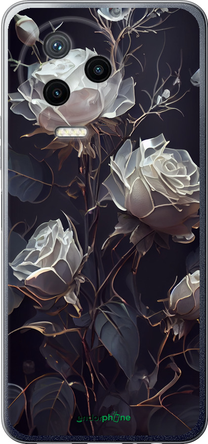 Силіконовий чехол Троянди 2 для Infinix Note 12 (2023) - 5550u-3042 изображение 