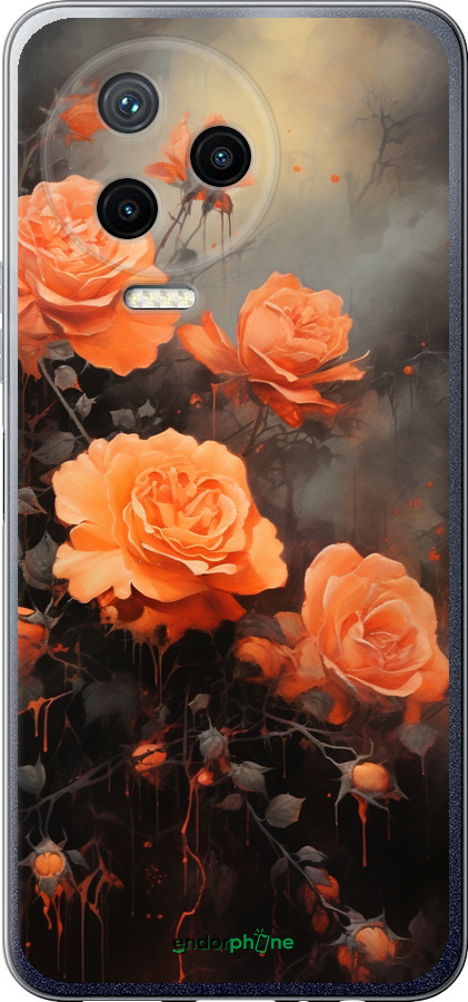 Силіконовий чехол Оранжеві троянди для Infinix Note 12 (2023) - 5944u-3042 изображение 