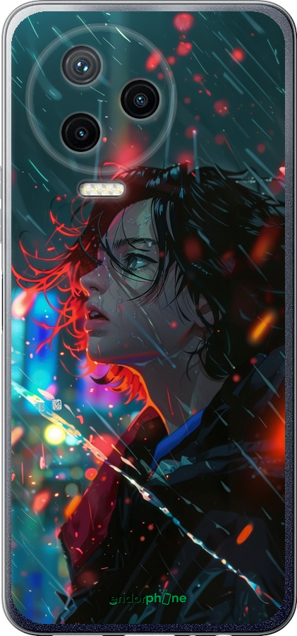 Силиконовый чехол Ночные огни для Infinix Note 12 (2023) - 6096u-3042 изображение 