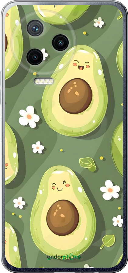 Силиконовый чехол Авокадо для Infinix Note 12 (2023) - 6380u-3042 изображение 