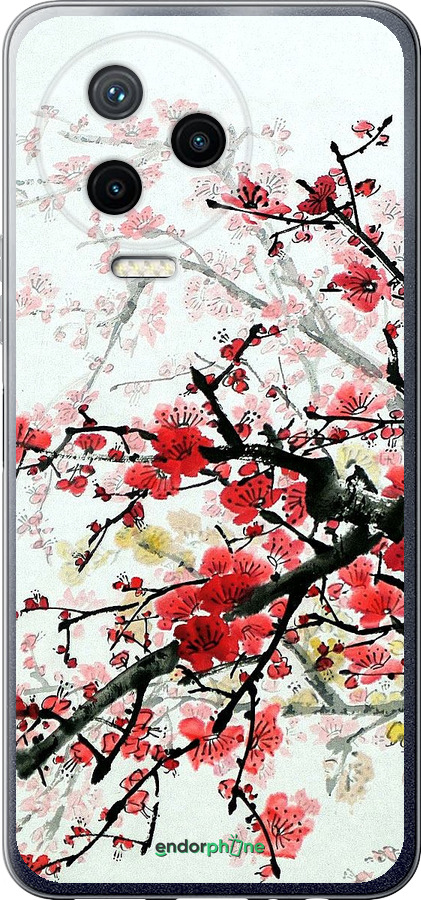 Силиконовый чехол Цветущий куст для Infinix Note 12 (2023) - 831u-3042 изображение 
