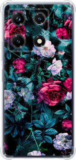 Силикон с усиленными углами чехол Сад и розы для Infinix Note 30 Pro - 6483sp-3427 изображение 