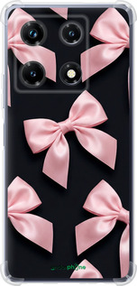 Силіконовий протиударний с посиленими кутами чехол Coquette Ribbons Dark Coquette для Infinix Note 30 Pro - 6767sp-3427 изображение 