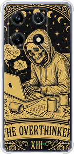 Силіконовий протиударний с посиленими кутами чохол 'The Overthinker' для Infinix Note 30 Pro зображення 1