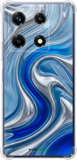 Силіконовий протиударний с посиленими кутами чехол Liquid Chrome для Infinix Note 30 Pro - 6781sp-3427 изображение 