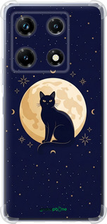 Силіконовий протиударний с посиленими кутами чехол Cute Cat Celestial/Witchy для Infinix Note 30 Pro - 6787sp-3427 изображение 