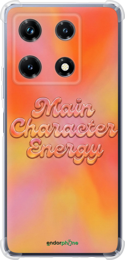 Силіконовий протиударний с посиленими кутами чехол Aura Gradient Main Character Energy Aesthetic Y2K для Infinix Note 30 Pro - 6783sp-3427 изображение 