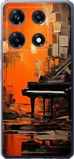 Силіконовий чехол Чохол для телефону Помаранчевий Рояль для Infinix Note 30 Pro - 5937u-3427 изображение 