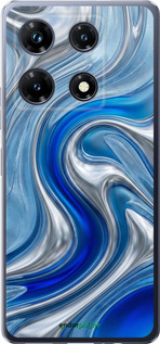 Силиконовый чехол Liquid Chrome для Infinix Note 30 Pro - 6781u-3427 изображение 