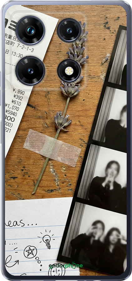 Силиконовый чехол Aesthetic Scrapbook Collage для Infinix Note 30 Pro - 6773u-3427 изображение 