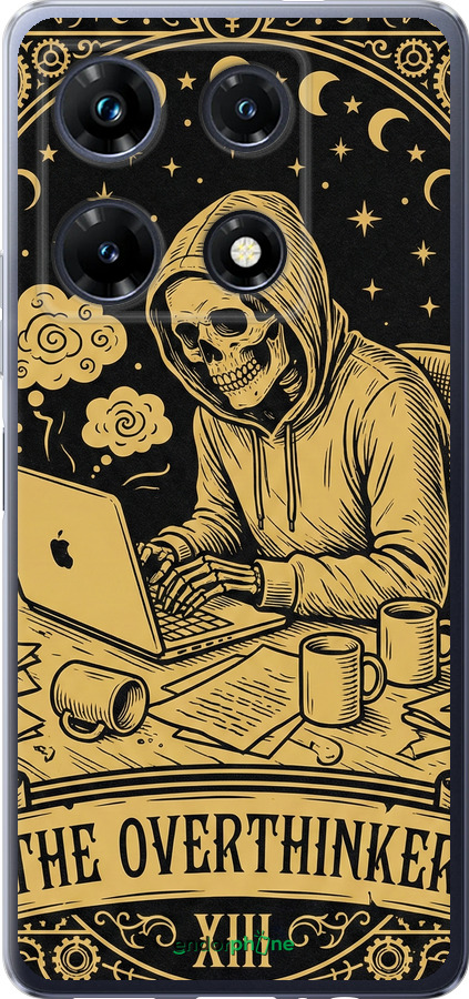 Силиконовый чехол The Overthinker для Infinix Note 30 Pro - 6774u-3427 изображение 