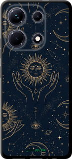 TPU чехол Celestial Harmony: Sun & Moon Gold Mystic Pattern для Infinix Note 30 - 6778b-3138 изображение 