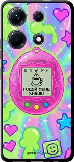 TPU чехол Y2K Aesthetic Retro Pet: Годуй мене кавою для Infinix Note 30 - 6784b-3138 изображение 