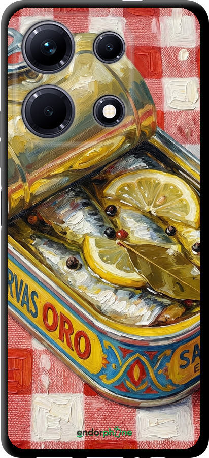 TPU чехол Vintage Sardine Tin Phone для Infinix Note 30 - 6772b-3138 изображение 