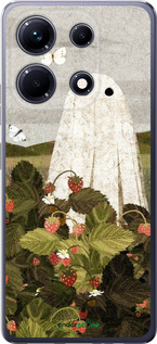 Силиконовый чехол Клубничные поля и привидения для Infinix Note 30 - 6426u-3138 изображение 