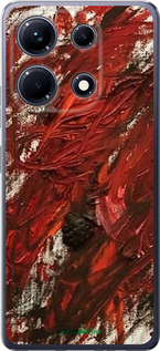 Силиконовый чехол Абстрактная композиция в красных тонах для Infinix Note 30 - 6541u-3138 изображение 