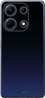 Силиконовый чехол Градиент в тёмно - синем стиле для Infinix Note 30 - 6542u-3138 изображение 