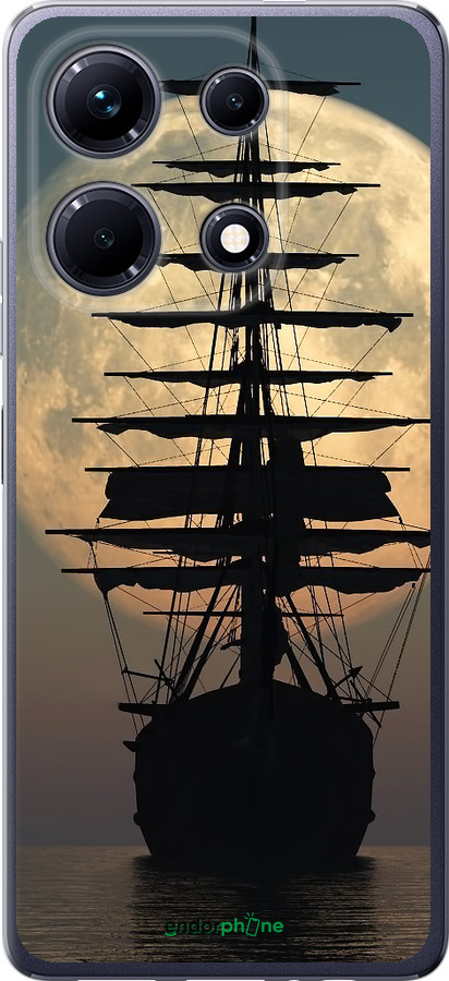 Силіконовий чехол Корабель для Infinix Note 30 - 5998u-3138 изображение 