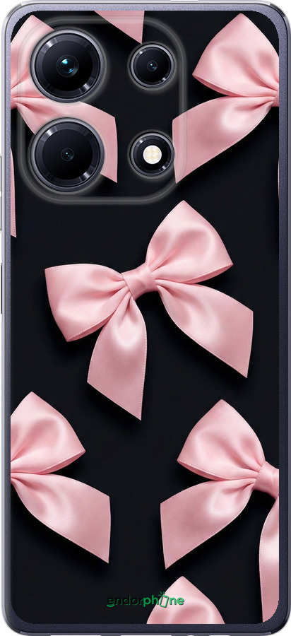 Силиконовый чехол Coquette Ribbons Dark Coquette для Infinix Note 30 - 6767u-3138 изображение 