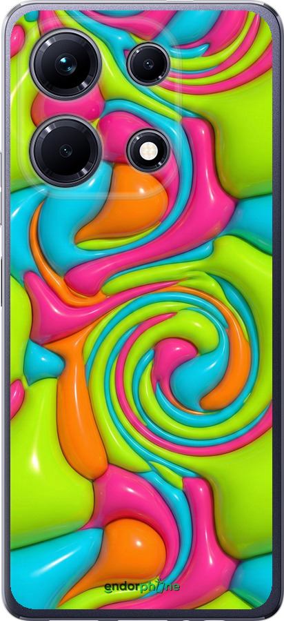 Силиконовый чехол Y2K Jelly Dream для Infinix Note 30 - 6780u-3138 изображение 