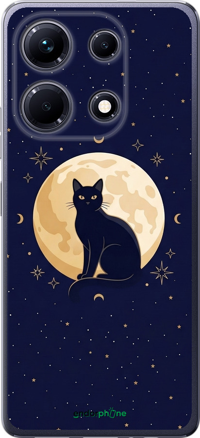 Силиконовый чехол Cute Cat Celestial/Witchy для Infinix Note 30 - 6787u-3138 изображение 