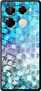 TPU чехол Переливающаяся чешуя для Infinix Note 40 Pro 4G - 227b-3691 изображение 