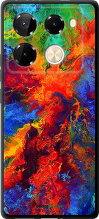TPU чехол Акварель на холсте для Infinix Note 40 Pro 4G - 4150b-3691 изображение 
