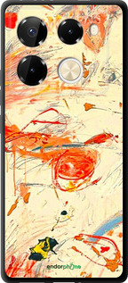 TPU чехол Динамічна картина з хаотичними мазками для Infinix Note 40 Pro 4G - 6540b-3691 изображение 