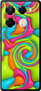 TPU чехол Y2K Jelly Dream для Infinix Note 40 Pro 4G - 6780b-3691 изображение 