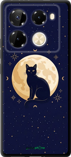 TPU чехол Cute Cat Celestial/Witchy для Infinix Note 40 Pro 4G - 6787b-3691 изображение 