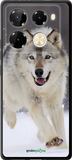 TPU чехол Бегущий волк для Infinix Note 40 Pro 4G - 826b-3691 изображение 