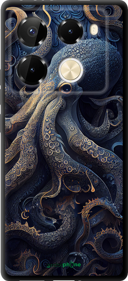 TPU чехол Осьминог для Infinix Note 40 Pro 4G - 5551b-3691 изображение 