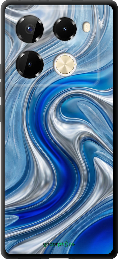 TPU чехол Liquid Chrome для Infinix Note 40 Pro 4G - 6781b-3691 изображение 
