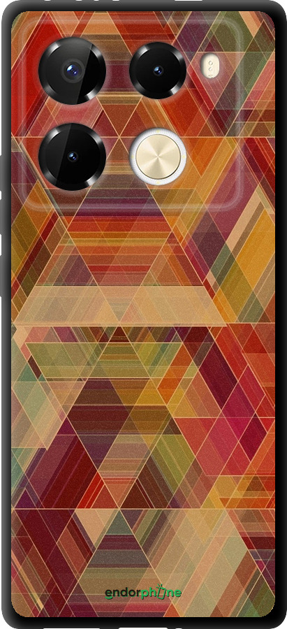 TPU чехол Геометрический узор для Infinix Note 40 Pro 4G - 904b-3691 изображение 