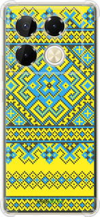 Силіконовий протиударний с посиленими кутами чехол Вишиванка 41 для Infinix Note 40 Pro 4G - 1175sp-3691 изображение 