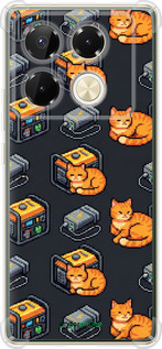 Силіконовий протиударний с посиленими кутами чехол Autonomous Zone для Infinix Note 40 Pro 4G - 6771sp-3691 изображение 