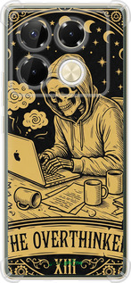 Силіконовий протиударний с посиленими кутами чехол The Overthinker для Infinix Note 40 Pro 4G - 6774sp-3691 изображение 