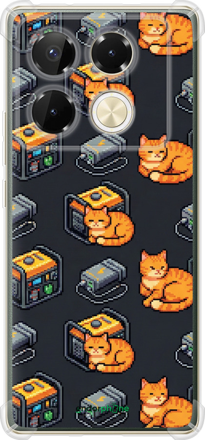 Силіконовий протиударний с посиленими кутами чехол Autonomous Zone для Infinix Note 40 Pro 4G - 6771sp-3691 изображение 