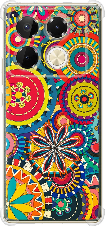 Силикон с усиленными углами чехол Узор 5 для Infinix Note 40 Pro 4G - 902sp-3691 изображение 