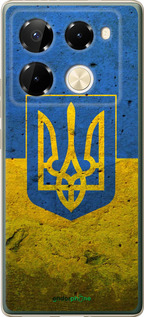 Силиконовый чехол Флаг и герб Украины 2 для Infinix Note 40 Pro 4G - 378u-3691 изображение 