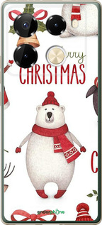 Силіконовий чехол Merry Christmas для Infinix Note 40 Pro 4G - 4106u-3691 изображение 