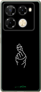 Силиконовый чехол Love You для Infinix Note 40 Pro 4G - 4298u-3691 изображение 