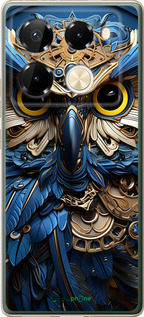 Силиконовый чехол Сова v2 для Infinix Note 40 Pro 4G - 5649u-3691 изображение 
