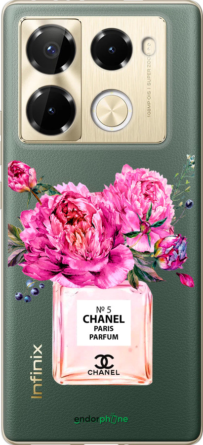 Силіконовий чехол Chanel для Infinix Note 40 Pro 4G - 4906u-3691 изображение 