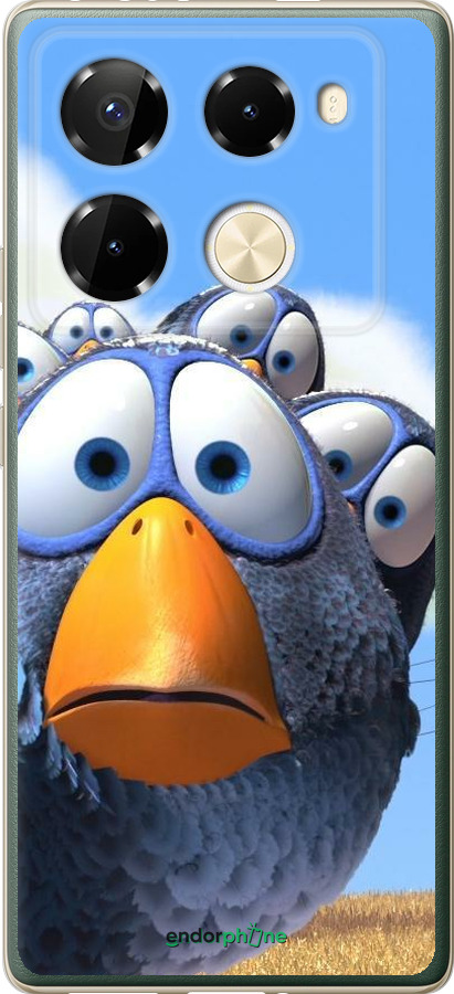 Силіконовий чехол Angry Birds для Infinix Note 40 Pro 4G - 6008u-3691 изображение 