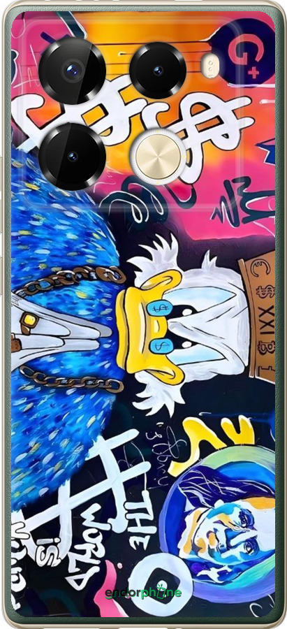 Силиконовый чехол Скрудж 2 для Infinix Note 40 Pro 4G - 6285u-3691 изображение 