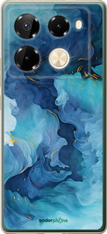 Силіконовий чехол Акварель для Infinix Note 40 Pro 4G - 6320u-3691 изображение 